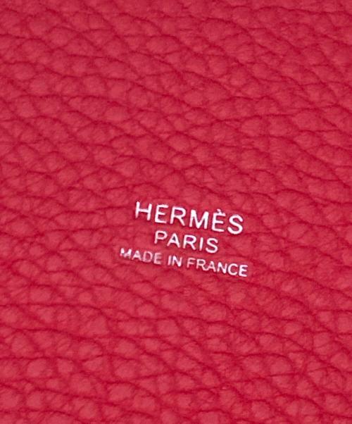 HERMES（エルメス）HERMES (エルメス) ピコタンロックMM ハンドバッグ レッドの古着・服飾アイテム