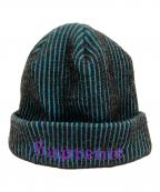 SUPREMEシュプリーム）の古着「2-Tone Rib Beanie」｜ブラック×ブルー