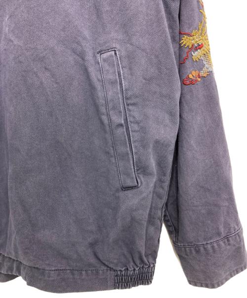 HOUSTON（ヒューストン）HOUSTON (ヒューストン) ピグメント加工 ベトナムジャケット パープル サイズ:XLの古着・服飾アイテム