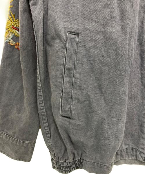 HOUSTON（ヒューストン）HOUSTON (ヒューストン) ピグメント加工 ベトナムジャケット パープル サイズ:XLの古着・服飾アイテム