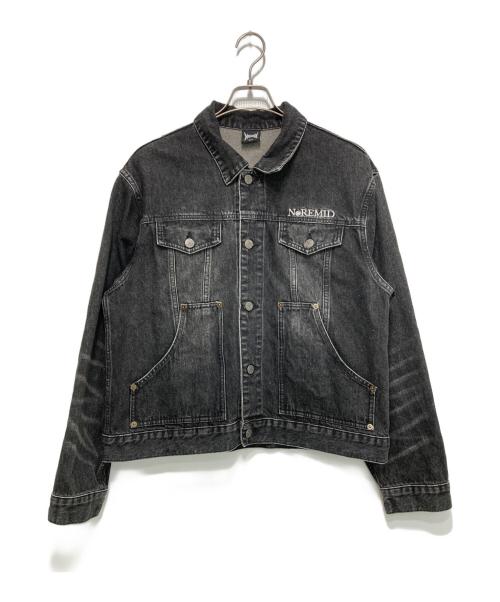 NO REMID（ノーリミッド）NO REMID (ノーリミッド) デニムジャケット ブラック サイズ:Lの古着・服飾アイテム