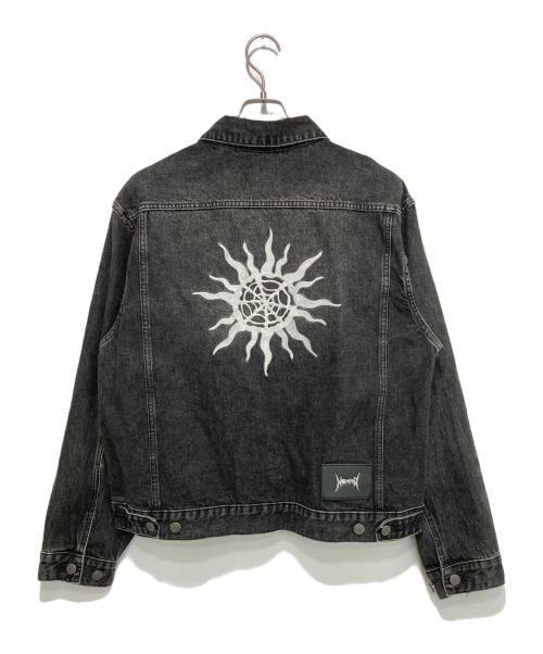 NO REMID（ノーリミッド）NO REMID (ノーリミッド) デニムジャケット ブラック サイズ:Lの古着・服飾アイテム