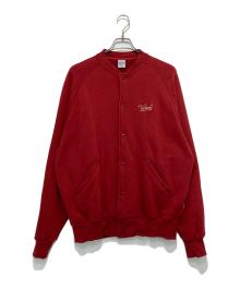 KEBOZ（ケボズ）の古着「BB LOGO SWEAT VARSITY JACKET」｜レッド