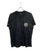 CHROME HEARTSクロムハーツ）の古着「Graveyard Cemetery Cross Tee」｜ブラック×ネイビー