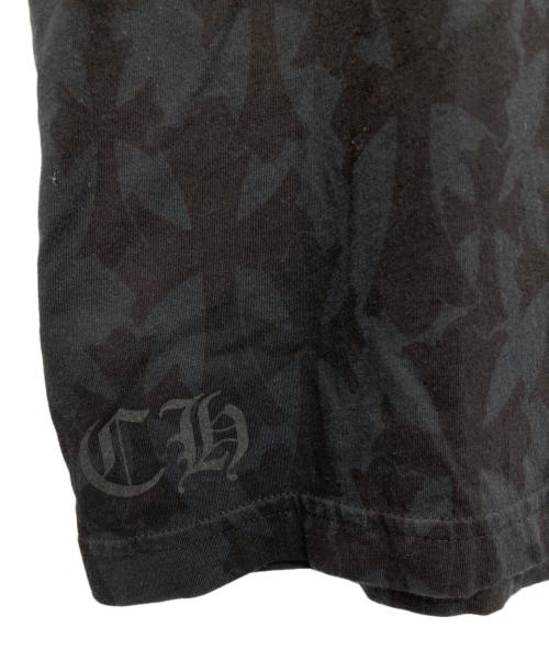 CHROME HEARTS（クロムハーツ）CHROME HEARTS (クロムハーツ) Graveyard Cemetery Cross Tee ブラック×ネイビー サイズ:Lの古着・服飾アイテム