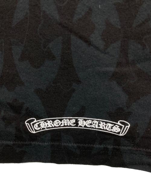 CHROME HEARTS（クロムハーツ）CHROME HEARTS (クロムハーツ) Graveyard Cemetery Cross Tee ブラック×ネイビー サイズ:Lの古着・服飾アイテム