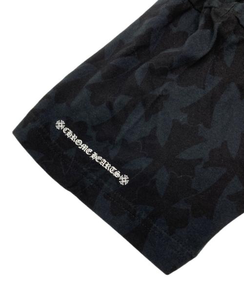 CHROME HEARTS（クロムハーツ）CHROME HEARTS (クロムハーツ) Graveyard Cemetery Cross Tee ブラック×ネイビー サイズ:Lの古着・服飾アイテム