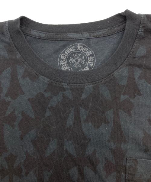 CHROME HEARTS（クロムハーツ）CHROME HEARTS (クロムハーツ) Graveyard Cemetery Cross Tee ブラック×ネイビー サイズ:Lの古着・服飾アイテム