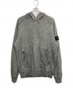 STONE ISLANDストーンアイランド）の古着「21SS ダストカラー加工 パーカー」｜グレー