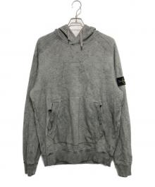 STONE ISLAND（ストーンアイランド）の古着「21SS ダストカラー加工 パーカー」｜グレー