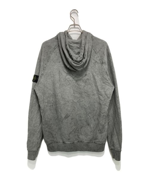 STONE ISLAND（ストーンアイランド）STONE ISLAND (ストーンアイランド) 21SS ダストカラー加工 パーカー グレー サイズ:Lの古着・服飾アイテム