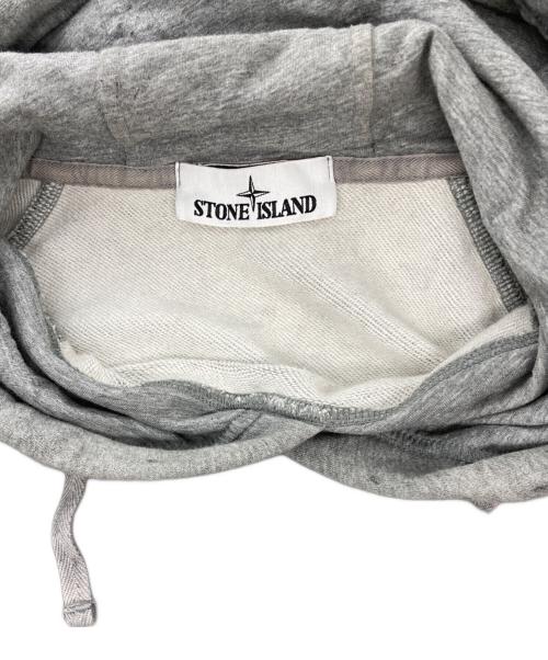 STONE ISLAND（ストーンアイランド）STONE ISLAND (ストーンアイランド) 21SS ダストカラー加工 パーカー グレー サイズ:Lの古着・服飾アイテム