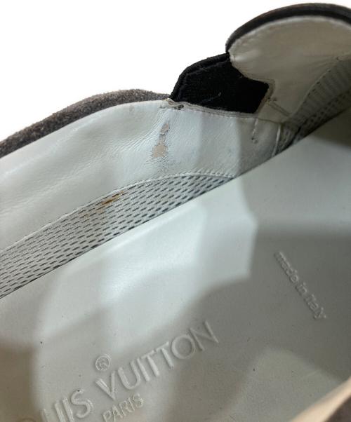 LOUIS VUITTON（ルイ ヴィトン）LOUIS VUITTON (ルイ ヴィトン) ツイスターライン スリッポン グレー×ブラック サイズ:8の古着・服飾アイテム