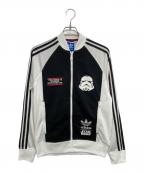 adidas×STAR WARSアディダス×スターウォーズ）の古着「STAR WARS トラックブルゾン」｜ホワイト×ブラック
