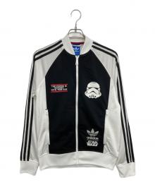 adidas×STAR WARS（アディダス×スターウォーズ）の古着「STAR WARS トラックブルゾン」｜ホワイト×ブラック