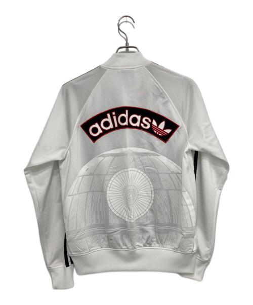adidas（アディダス）adidas (アディダス) STAR WARS (スターウォーズ) STAR WARS トラックブルゾン ホワイト×ブラック サイズ:Mの古着・服飾アイテム