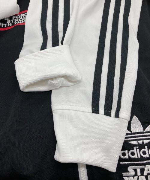 adidas（アディダス）adidas (アディダス) STAR WARS (スターウォーズ) STAR WARS トラックブルゾン ホワイト×ブラック サイズ:Mの古着・服飾アイテム