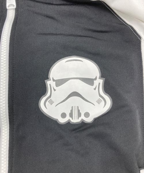 adidas（アディダス）adidas (アディダス) STAR WARS (スターウォーズ) STAR WARS トラックブルゾン ホワイト×ブラック サイズ:Mの古着・服飾アイテム