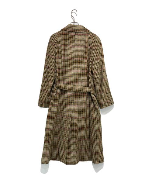 Aquascutum（アクアスキュータム）Aquascutum (アクアスキュータム) ウールステンカラーコート ブラウン サイズ:記載なしの古着・服飾アイテム