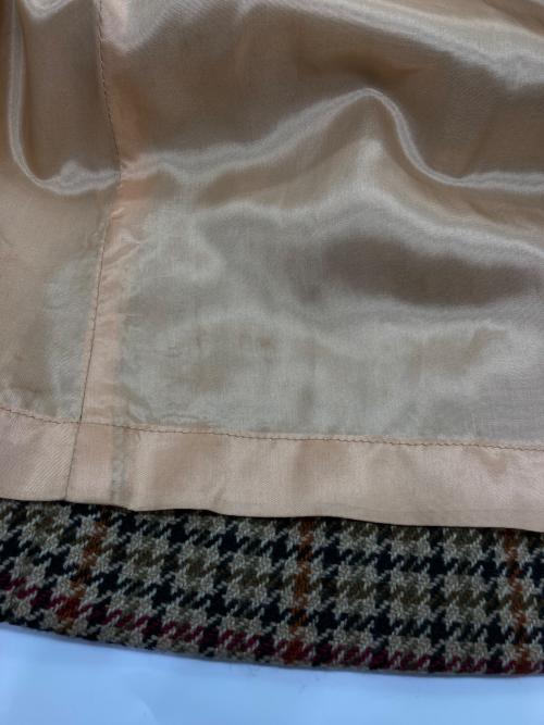 Aquascutum（アクアスキュータム）Aquascutum (アクアスキュータム) ウールステンカラーコート ブラウン サイズ:記載なしの古着・服飾アイテム