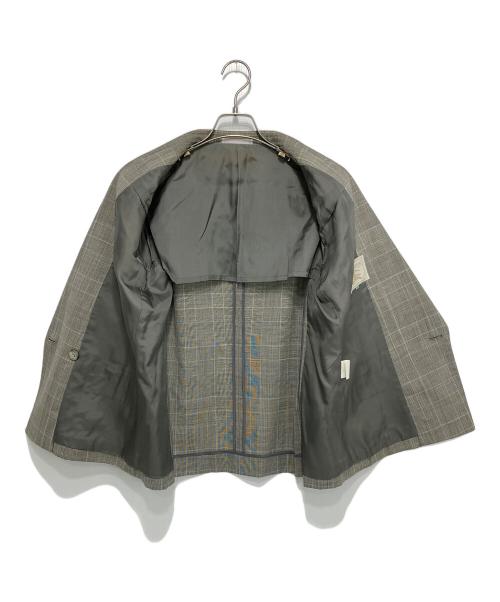 Burberry's（バーバリーズ）Burberry's (バーバリーズ) グレンチェック ジャケット+スカート セットアップ グレー サイズ:9ARの古着・服飾アイテム