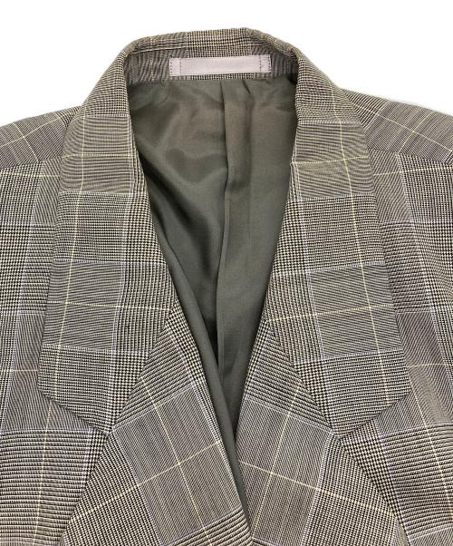 Burberry's（バーバリーズ）Burberry's (バーバリーズ) グレンチェック ジャケット+スカート セットアップ グレー サイズ:9ARの古着・服飾アイテム
