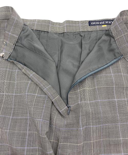Burberry's（バーバリーズ）Burberry's (バーバリーズ) グレンチェック ジャケット+スカート セットアップ グレー サイズ:9ARの古着・服飾アイテム
