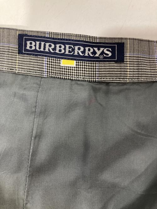 Burberry's（バーバリーズ）Burberry's (バーバリーズ) グレンチェック ジャケット+スカート セットアップ グレー サイズ:9ARの古着・服飾アイテム