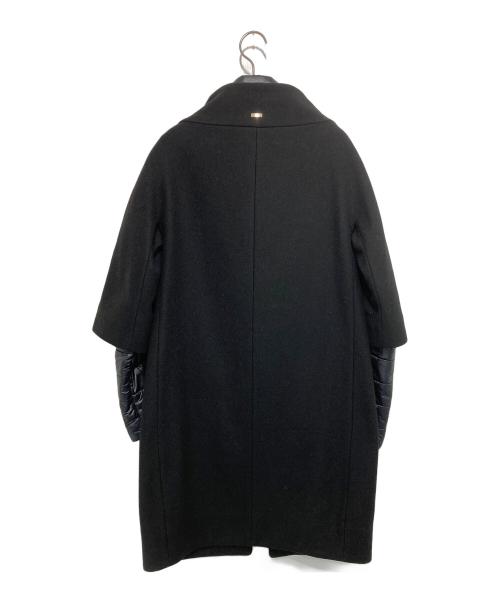 HERNO（ヘルノ）HERNO (ヘルノ) 中綿ライナー付レイヤードコート ブラック×ネイビー サイズ:38の古着・服飾アイテム