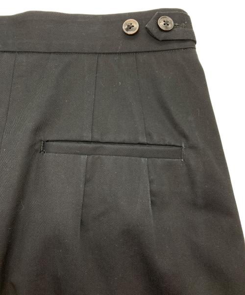 CABAN（キャバン）CABAN (キャバン) コットンギャバジン 2タックロングスカート ネイビー サイズ:Sの古着・服飾アイテム