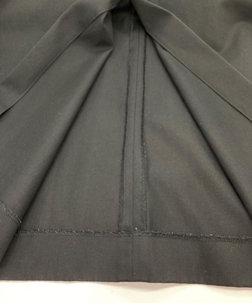 CABAN（キャバン）CABAN (キャバン) コットンギャバジン 2タックロングスカート ネイビー サイズ:Sの古着・服飾アイテム
