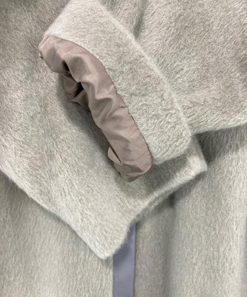 ELENDEEK（エレンディーク）ELENDEEK (エレンディーク) ECO HAIR LEATHER TRIMMING CT グレー サイズ:01の古着・服飾アイテム
