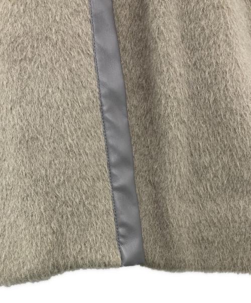 ELENDEEK（エレンディーク）ELENDEEK (エレンディーク) ECO HAIR LEATHER TRIMMING CT グレー サイズ:01の古着・服飾アイテム