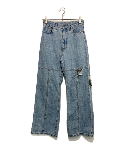 kotohayokozawa（コトハヨコザワ）kotohayokozawa (コトハヨコザワ) DENIM PANTS/デニムパンツ インディゴ サイズ:Mの古着・服飾アイテム