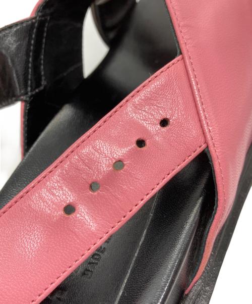 MARNI（マルニ）MARNI (マルニ) フスベットレザーサンダル ピンク サイズ:38の古着・服飾アイテム