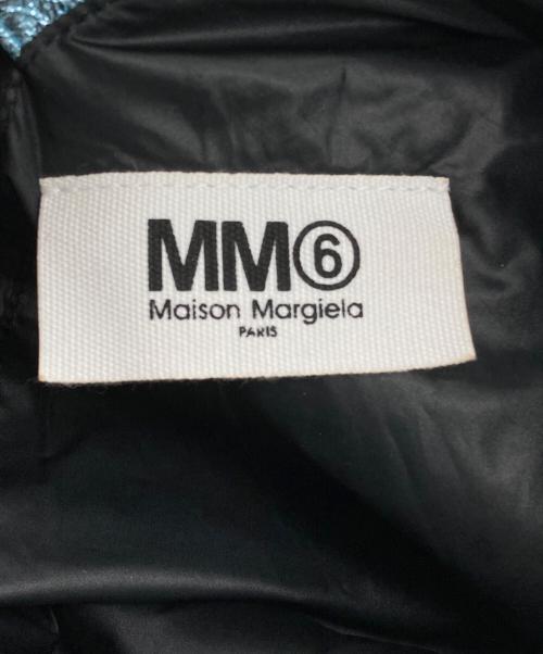 MM6 Maison Margiela（エムエムシックスメゾンマルジェラ）MM6 Maison Margiela (エムエムシックスメゾンマルジェラ) グリッター JAPANESE HANDBAG ブルーの古着・服飾アイテム