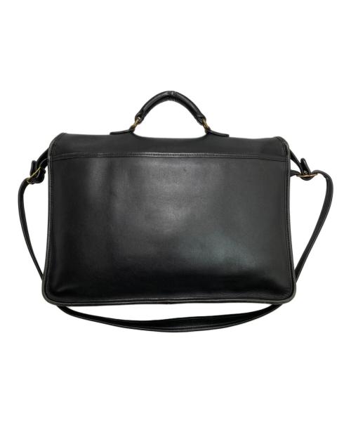 COACH（コーチ）COACH (コーチ) メトロポリタン ブリーフケース ブラック×ゴールドの古着・服飾アイテム