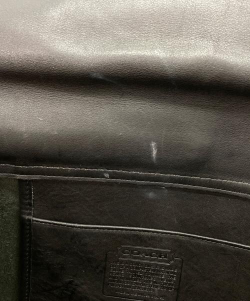 COACH（コーチ）COACH (コーチ) メトロポリタン ブリーフケース ブラック×ゴールドの古着・服飾アイテム