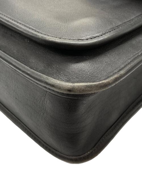COACH（コーチ）COACH (コーチ) メトロポリタン ブリーフケース ブラック×ゴールドの古着・服飾アイテム