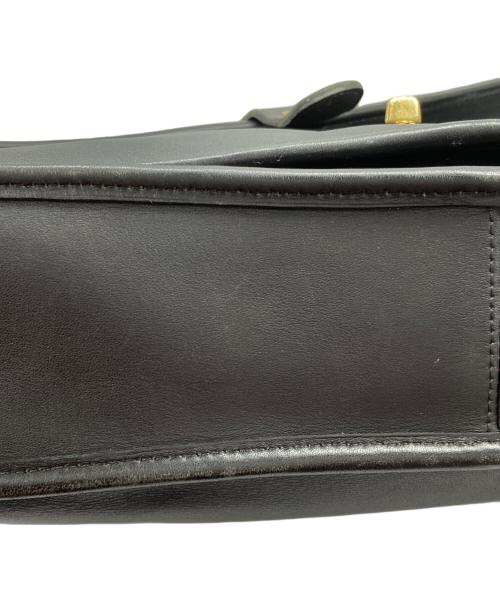 COACH（コーチ）COACH (コーチ) メトロポリタン ブリーフケース ブラック×ゴールドの古着・服飾アイテム