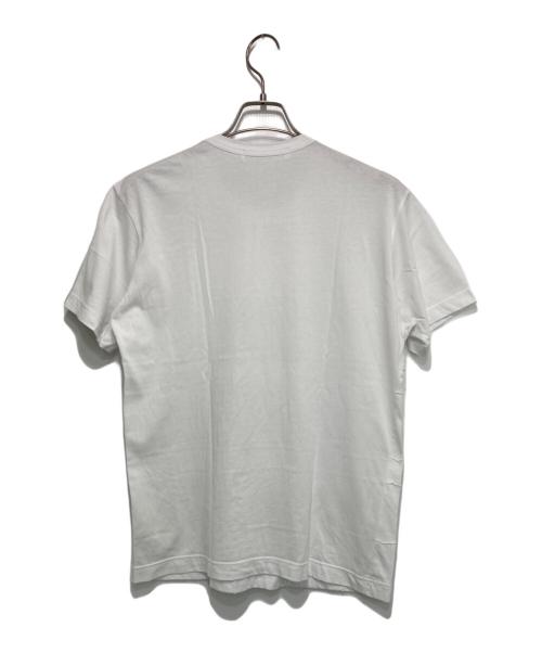 COMME des GARCONS SHIRT（コムデギャルソンシャツ）COMME des GARCONS SHIRT (コムデギャルソンシャツ) マルチステッチTシャツ ホワイト サイズ:表記なし（実寸参照）の古着・服飾アイテム