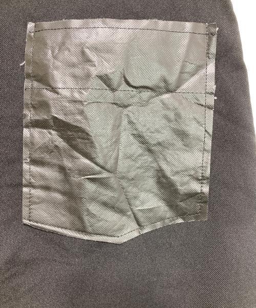 COMME des GARCONS SHIRT（コムデギャルソンシャツ）COMME des GARCONS SHIRT (コムデギャルソンシャツ) polyester twill garment treated EVAバックポケットパンツ ブラック サイズ:Sの古着・服飾アイテム