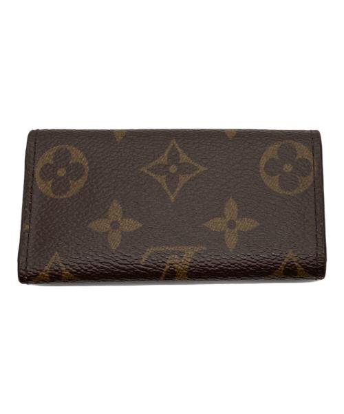 LOUIS VUITTON（ルイ ヴィトン）LOUIS VUITTON (ルイ ヴィトン) ミュルティクレ 4 モノグラム キーケース ブラウンの古着・服飾アイテム