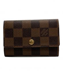 LOUIS VUITTON（ルイ ヴィトン）の古着「ミュルティクレ6 ダミエ キーケース」｜ブラウン