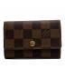 LOUIS VUITTON（ルイ ヴィトン）の古着「ミュルティクレ6 ダミエ キーケース」｜ブラウン