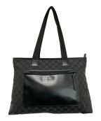 GUCCIグッチ）の古着「GGキャンバス トートバッグ」｜ブラック