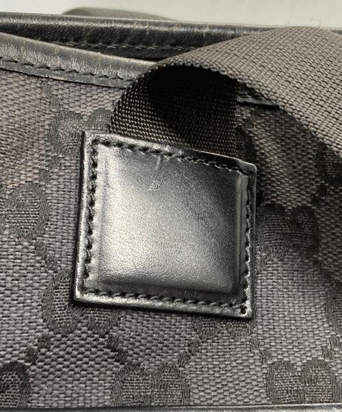 GUCCI（グッチ）GUCCI (グッチ) GGキャンバス トートバッグ ブラックの古着・服飾アイテム