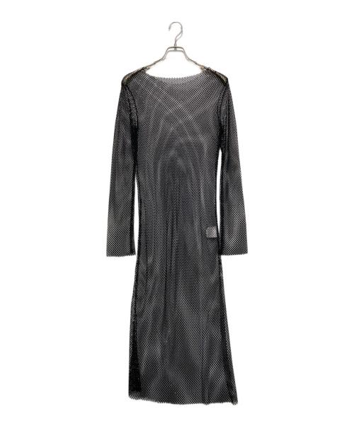 JOSE MOON（ジョゼムーン）JOSE MOON (ジョゼムーン) STONE MESH DRESS ブラック サイズ:Fの古着・服飾アイテム