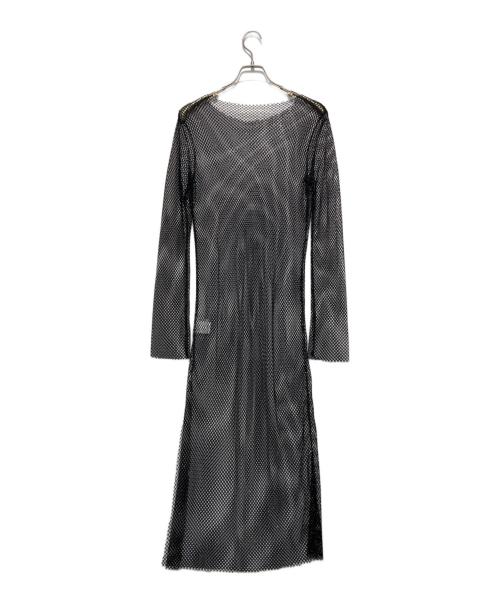 JOSE MOON（ジョゼムーン）JOSE MOON (ジョゼムーン) STONE MESH DRESS ブラック サイズ:Fの古着・服飾アイテム