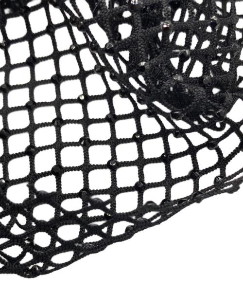 JOSE MOON（ジョゼムーン）JOSE MOON (ジョゼムーン) STONE MESH DRESS ブラック サイズ:Fの古着・服飾アイテム